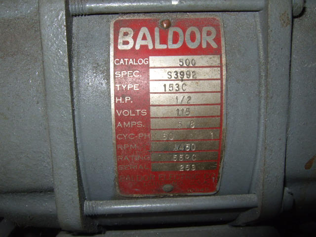 Baldor Bench Grinder, Machine ID: 4837